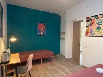 Фото номера Улучшенный трехместный номер Отель Hestia - Hotel, Wine and View г. Телави 11