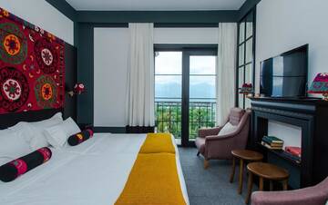Фото номера Двухместный номер Делюкс с 2 отдельными кроватями Отель Esquisse Boutique Hotel г. Телави 6