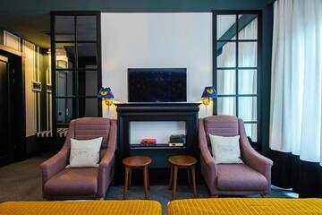 Фото номера Двухместный номер Делюкс с 2 отдельными кроватями Отель Esquisse Boutique Hotel г. Телави 8